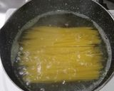 フライパン一つで長ネギのパスタ作り方3写真