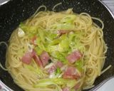 フライパン一つで長ネギのパスタ作り方5写真