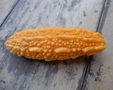 ごはんが進む熟しゴーヤと海苔の佃煮作り方1写真