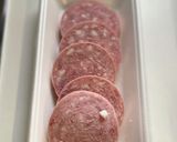 厚切りポークハムと目玉焼きで簡単バーガー作り方1写真