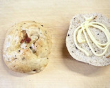 厚切りポークハムと目玉焼きで簡単バーガー作り方2写真