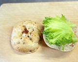 厚切りポークハムと目玉焼きで簡単バーガー作り方4写真