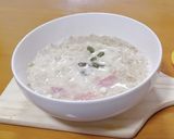 レンジで作るオートミール・みそミルク粥作り方6写真