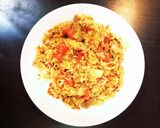 篠原商店の豚ロース（味付）で作るビリヤニ作り方7写真