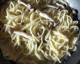 スパゲッティチーズクリーム!濃厚な味！作り方4写真