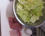 キャベツ蒸し、チーズ乗せ(QC)作り方1写真