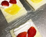 簡単♪切らないフルーツサンド♪苺サンド作り方1写真