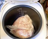 炊飯器で!鶏むねと塩麹のサラダチキン作り方3写真