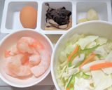 町中華のエビチャプスイで焼きそば作り方1写真