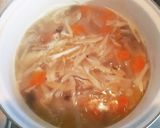 簡単豚汁☆野菜たっぷりサツマイモ入り豚汁作り方4写真