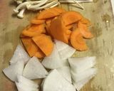 ズボラ♪ 具沢山しいたけスープ作り方3写真