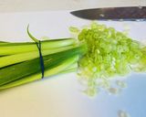 簡単に! ネギの小口切り作り方1写真