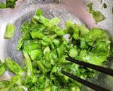 サラダ菜の胡麻和え作り方2写真