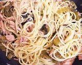 ツナと高菜のジンジャーパスタ作り方4写真