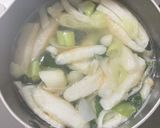 かまぼこの中華スープ作り方3写真