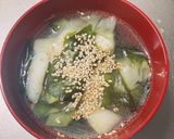 かまぼこの中華スープ作り方4写真