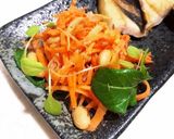 にんじんと大豆のサラダ作り方2写真