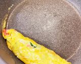 大大大好きチーズとカニカマ紫蘇の卵焼き作り方9写真