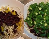 鶏ささみとオクラと豆のバルサミコサラダ作り方5写真