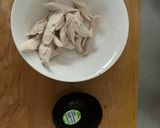 アボカドとチキンのオープンサンド作り方1写真