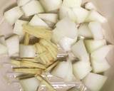 茅乃舎海老だしで☆冬瓜とカニカマのスープ作り方3写真