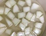 茅乃舎海老だしで☆冬瓜とカニカマのスープ作り方4写真
