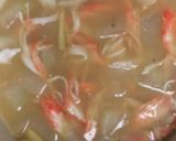 茅乃舎海老だしで☆冬瓜とカニカマのスープ作り方7写真