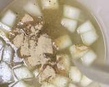 茅乃舎海老だしで☆冬瓜とカニカマのスープ作り方5写真