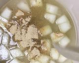 茅乃舎海老だしで☆冬瓜とカニカマのスープ作り方5写真