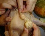 カレー炒飯入り丸ごとチキン作り方3写真