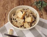 ひじきと厚揚げの炊き込みご飯作り方4写真