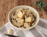 ひじきと厚揚げの炊き込みご飯作り方4写真