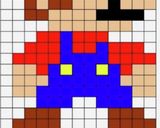 8bit マリオ　誕生日ケーキ作り方3写真