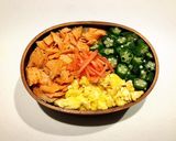 のっけ弁当2021.09.27三色そぼろ作り方1写真