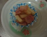 お弁当に♪冷凍ポテトとベーコンのグラタン作り方3写真