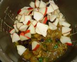 リンゴと豚肉の炊き込みカレーピラフ作り方4写真