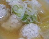 白菜とふわふわ鶏団子のスープ作り方6写真