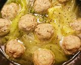 白菜と豚団子のスープ作り方4写真