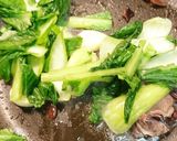 海老とチンゲン菜のサッと炒め作り方3写真