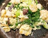 海老とチンゲン菜のサッと炒め作り方5写真