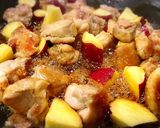 鶏肉とサツマイモの麺つゆバター炒め♪作り方6写真