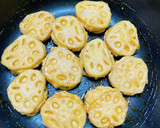 レンコンの挟み焼き♡手を汚さず簡単レシピ作り方6写真