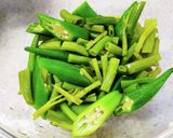 空芯菜とオクラのおひたし作り方5写真
