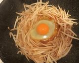 超簡単！！ピリ辛もやしの巣ごもり卵作り方3写真