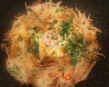 超簡単！！ピリ辛もやしの巣ごもり卵作り方5写真