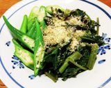 空芯菜とオクラのおひたし作り方7写真