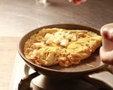 葱王と蓮根のチーズオムレツ作り方11写真