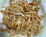 簡単モヤシ、竹輪の酒と麺つゆのサッと炒め作り方4写真