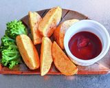 皮付きフライドポテト作り方7写真