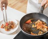 豚バラ肉と鉾田トマトの生姜焼き作り方5写真